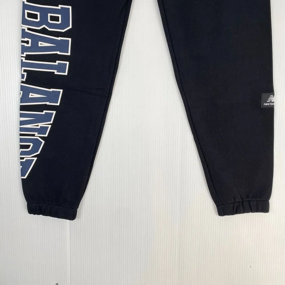 New Balance Men’s Sweatpants Warped Classic Terry Joggers Size Small Black NEW